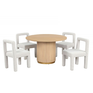 Dining Chairs With Square Open Back (Set of 2)