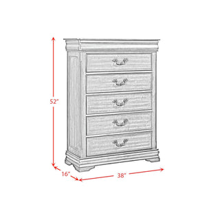 Northridge - 5-Drawer Chest - Cherry