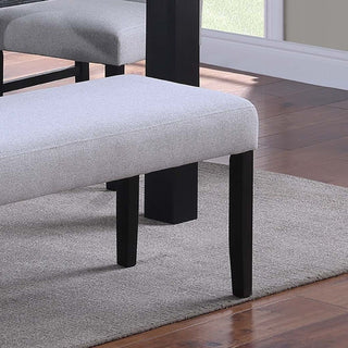 Contemporary Dining Bench Soft Upholstered