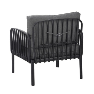 Outdoor Patio Club Chair, Waterproof Thick Cushion Deep Seating