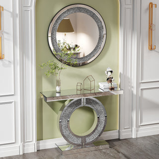 Round Wall Mirror - Silver
