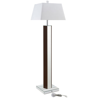 Echolls - Lamp With Scalloped Accents And Mirror Detail