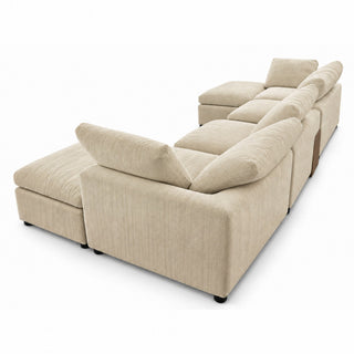 Modular Cloud Couch With Storage Console