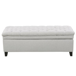 Juliana - Storage Ottoman With Birch Legs