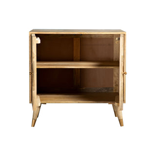 Checkered - 2 Door Cabinet - Brown