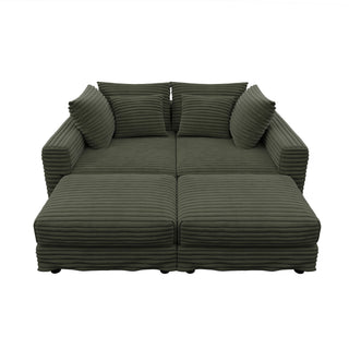 Modern Comfy Upholstered Sofa Cloud Couch & Deep Seat Couches