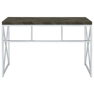 Herringbone - Writing Desk - Gray