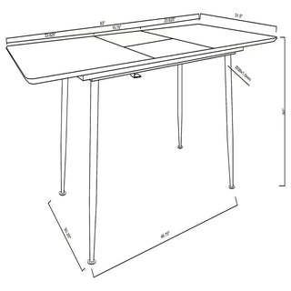 Grant - Extension Dining Set