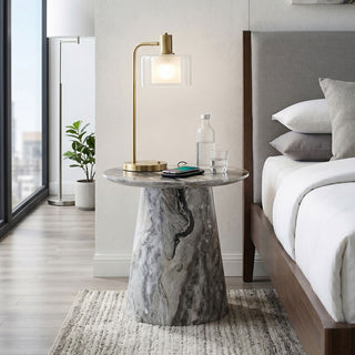 Circular Coffee Table With Adjustable Feet