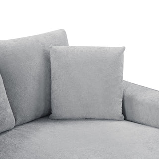 Modern Chaise Sofa With Hidden Storage For Living Room