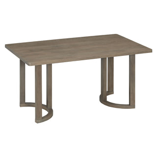 Rectangular Dining Table Set For 6 With Upholstered Barrel Back Chairs
