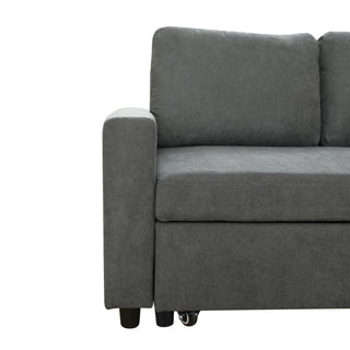 L - Shaped Convertible Sofa Bed With Storage Chaise