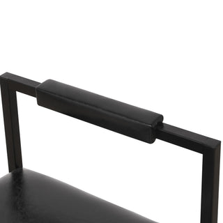 Elegant Bar Stool Set With Backrest And Footrest, Counter Height (Set of 2)