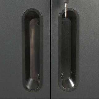 Heavy Duty Metal Garage Storage Cabinet With Wheels Sturdy Tool Organizer