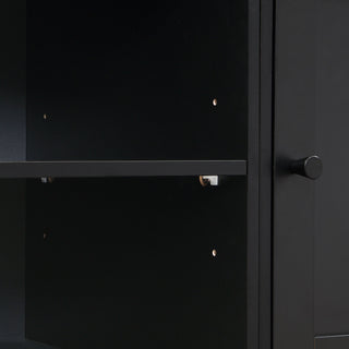 Wide Hall Tree With Shoe Storage, 4 In 1 Entryway Bench With 8 Cubbies, 7 Coat Hooks & Adjustable Shelf For Hallway - Black