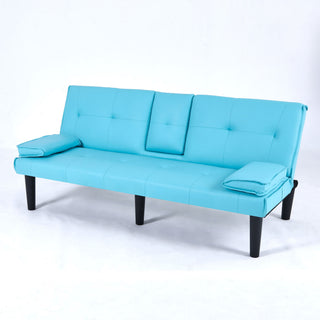 Sofa Bed With Foldable Design And Cup Holder