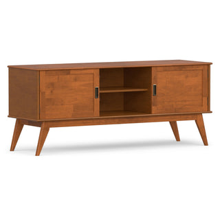 Draper - Handcrafted Mid Century Low TV Media Stand