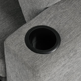 Single Pull Out Sofa Bed With USB Ports And Cup Holders