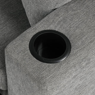 Single Pull Out Sofa Bed With USB Ports And Cup Holders