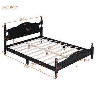 Platform Bed Frame With Slat Support