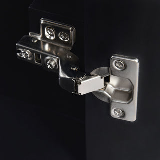 Ceramic Sink Combo, Freestanding Vanity Set With 3 Drawers & Soft Closing Doors
