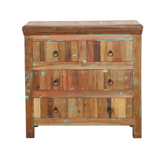 Lynden - 4 Drawer Accent Cabinet With Ring Pulls - Wood