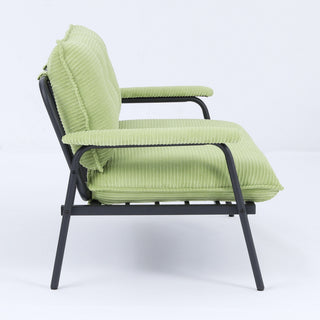 Modern Metal Frame Sofa With Sponge Filling For Compact Spaces And Versatile Use