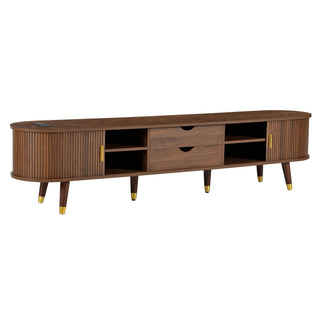 TV Stand & Coffee Table Set With Charging Station