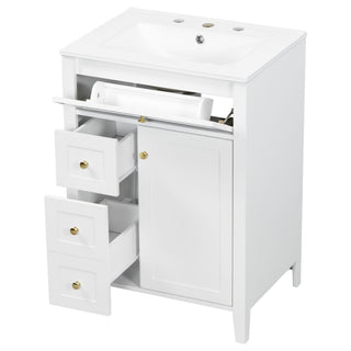 Modern Black Bathroom Vanity With Sink