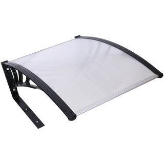 Weather Resistant Polycarbonate Canopy Outdoor Shade Cover For Robotic Lawn Mowers - Black