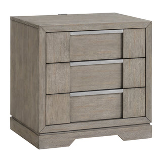 Kelis - 4 Piece Bedroom Set With Queen Panel Bed And LED - Gray