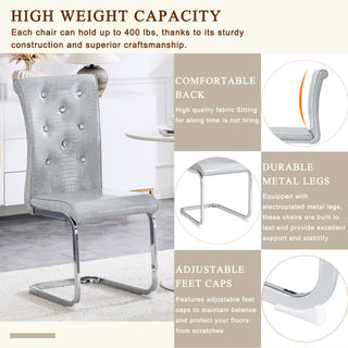 Elegant Design Upholstered Dining Chairs