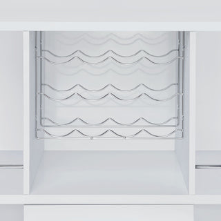 Wendolyn - Wine Cabinet With Light - Glossy White