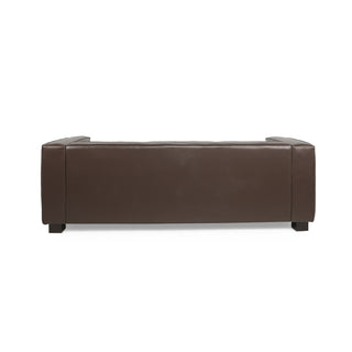 Contemporary 3 Seater Sofa With Tuxedo Design