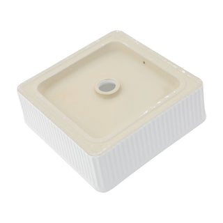 Modern Ceramic Rectangular Vessel Bathroom Sink