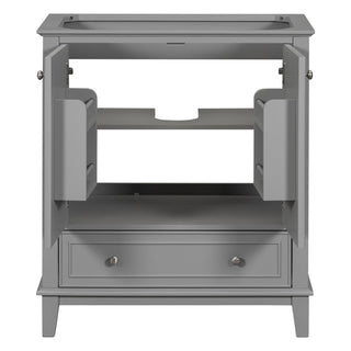 Modern Bathroom Vanity Base Only With Doors And Drawer