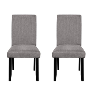 5 Piece Round Dining Table Set, Modern Table And 4 Upholstered Chairs For Dining Room