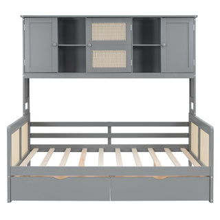 Daybed And All In One Cabinet And Shelf