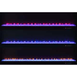 TV Stand Fireplace Console With Bluetooth Speaker