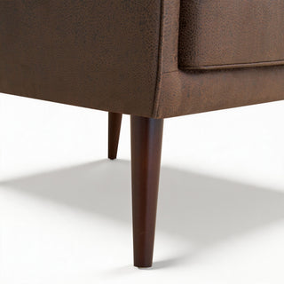 Leisure Chair With Curved Backrest