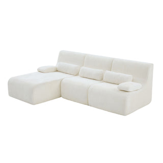 Oversized Sectional Sofa, Living Room Seating With Modular Design