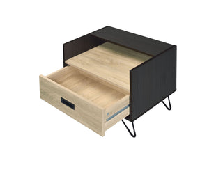 Melkree - Accent Table With Display & Utility Function - Black