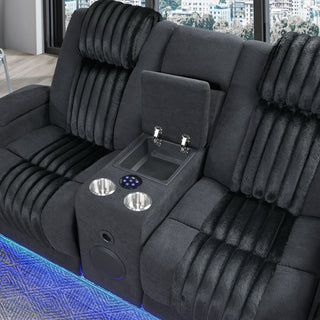 Duran - Power Reclining Loveseat With Power Headrest
