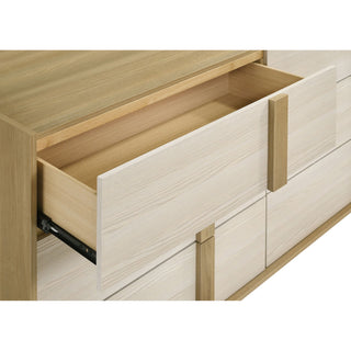Lincoln - 6 Drawer Dresser - Natural / White