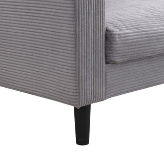 Modern Upholstered 2 Piece Sofa Set With 3 Seater And 2 Seater