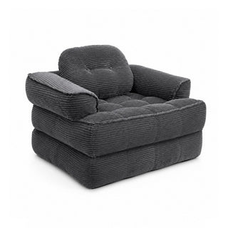 Convertible 2 In 1 Armrest Sofa For Bedroom