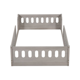 Platform Bed With Guardrail