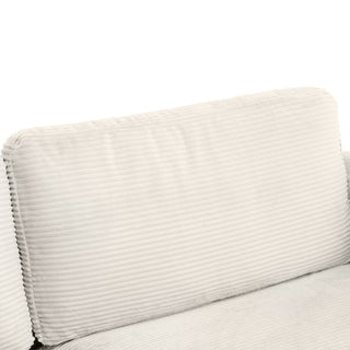Sleeper Sofa Loveseat Sofa With Full Size Mattress, 2 USB Ports, 2 Cup Holders, 2 Side Pockets And Phone Holder
