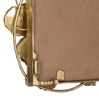 Full Length Mirror With en Leaf Accents, Floor Miiror For Living Room Bedroom - Gold