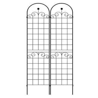 Metal Garden Trellis For Climbing Plants Outdoor Rustproof Plant Support Rose Trellis Netting Trellis